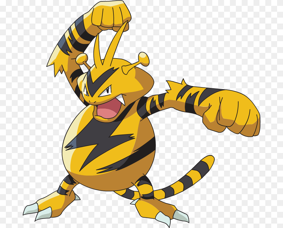 Dp Galactic Battles Pokemon Electabuzz, Animal, Bee, Insect, Invertebrate Free Png