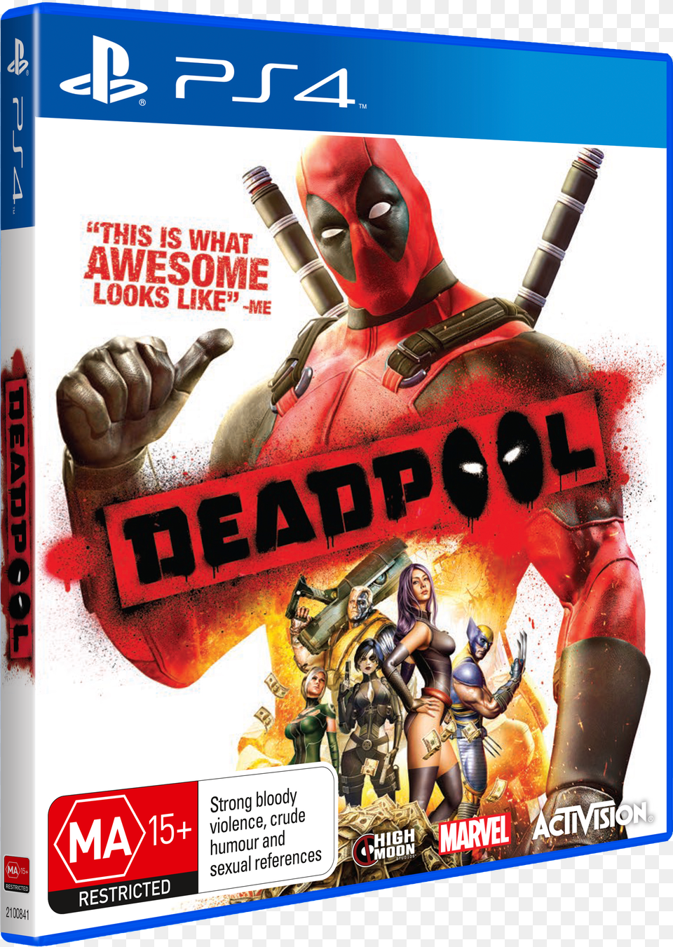 Dp Pack3d Ps4 Deadpool Video Game Free Transparent Png