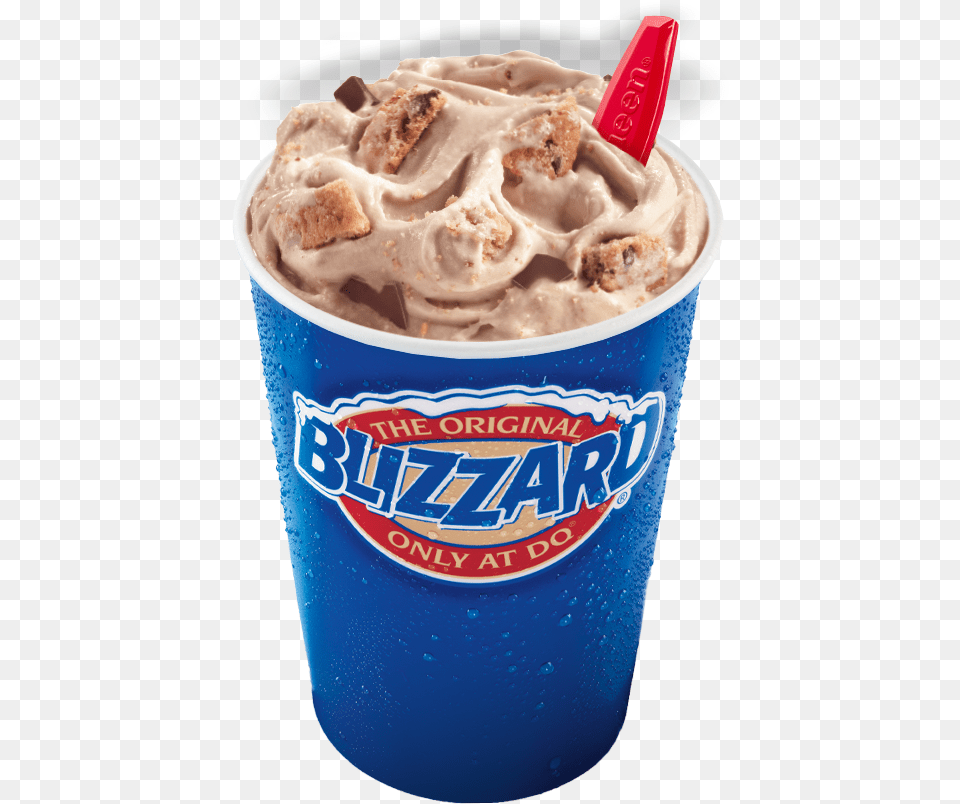 Dq Blizzard, Cream, Dessert, Food, Ice Cream Png Image