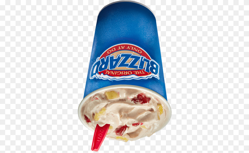 Dq Blizzard, Cream, Dessert, Food, Ice Cream Free Png Download