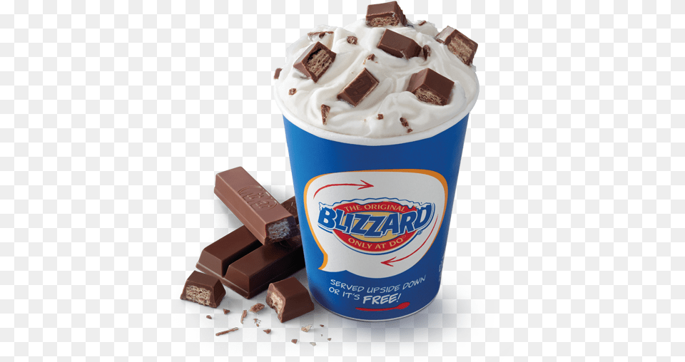 Dq Ice Cream Meet All Your Famous Favour Dairy Queen Kit Kat Blizzard, Cup, Dessert, Food, Ice Cream Free Png
