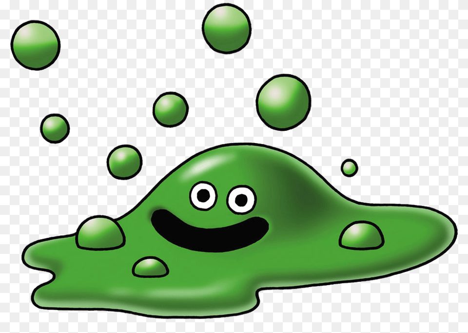 Dqii Bubble Slime, Green, Toy Free Png Download