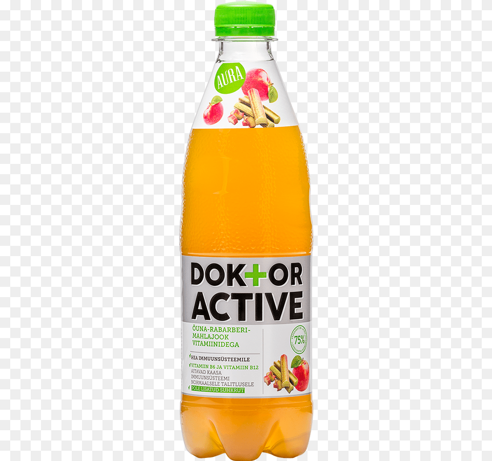 Dr Active Apple Amp Rhubarb Juice Drink With Vitamins Orange Drink, Beverage, Food, Ketchup Png