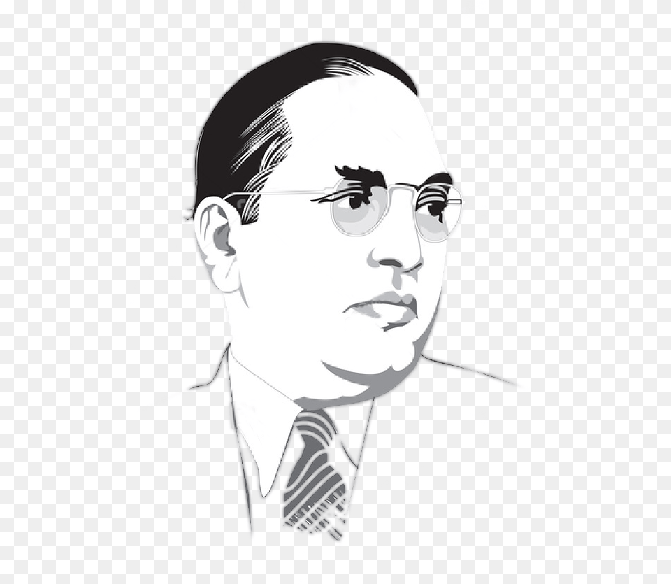 Dr Babasaheb Ambedkar Clipart Stock Photography, Stencil, Adult, Art, Person Free Png Download