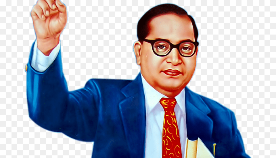 Dr Babasaheb Ambedkar Standing, Accessories, Tie, Formal Wear, Person Png Image