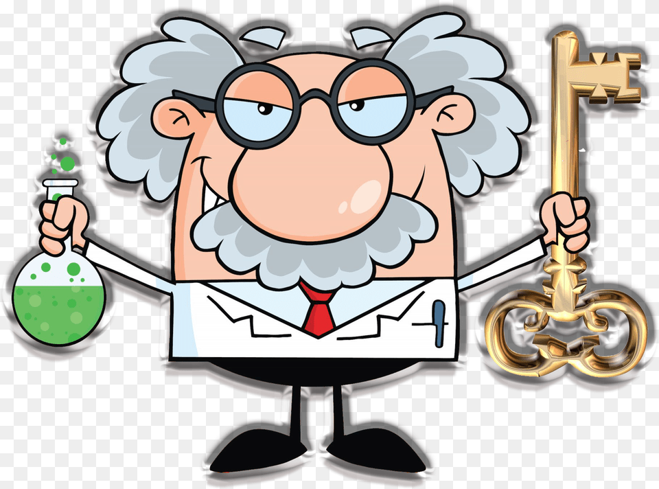 Dr Cracked Cartoon Clipart Albert Einstein, Person, Accessories, Glasses Free Transparent Png