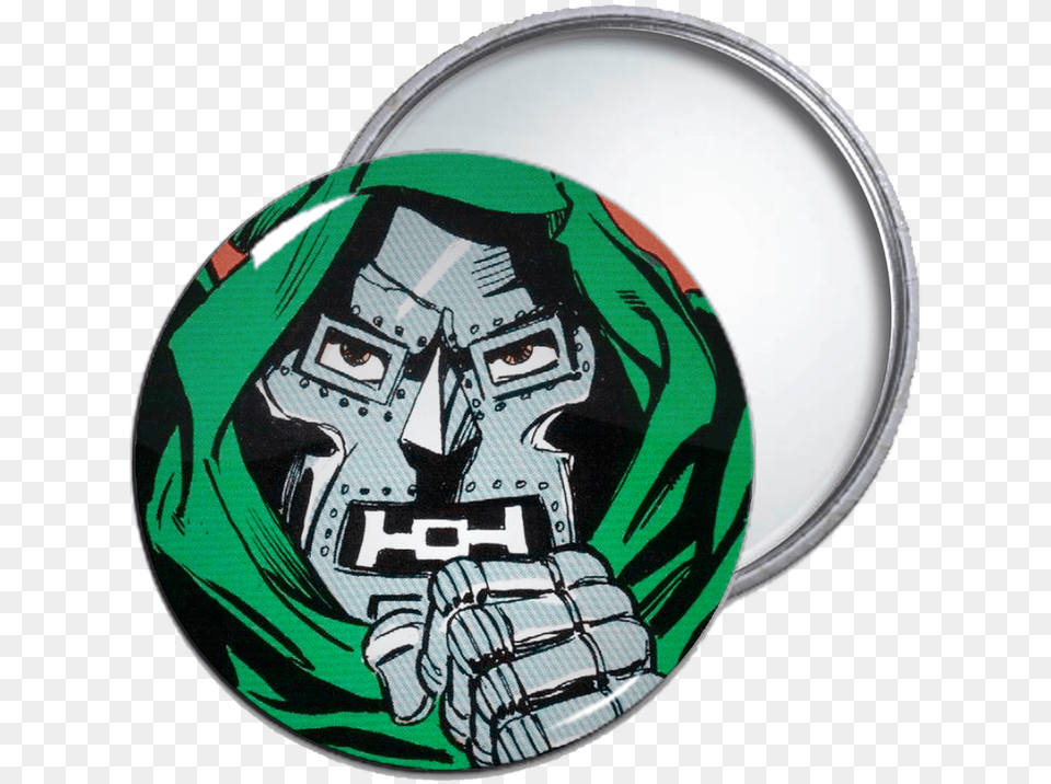 Dr Doom Old Comic, Emblem, Symbol, Logo, Person Png Image