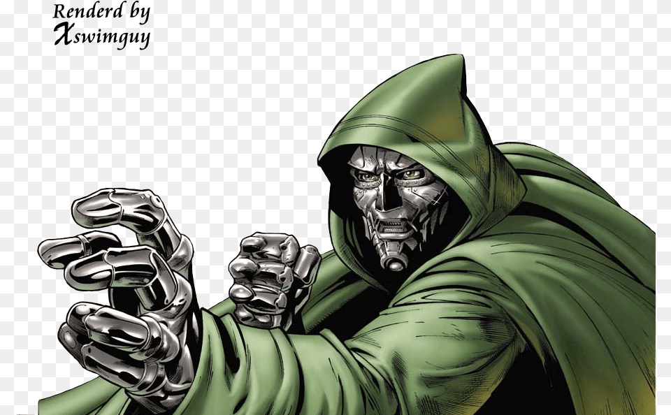 Dr Doom Renders, Adult, Male, Man, Person Free Png Download