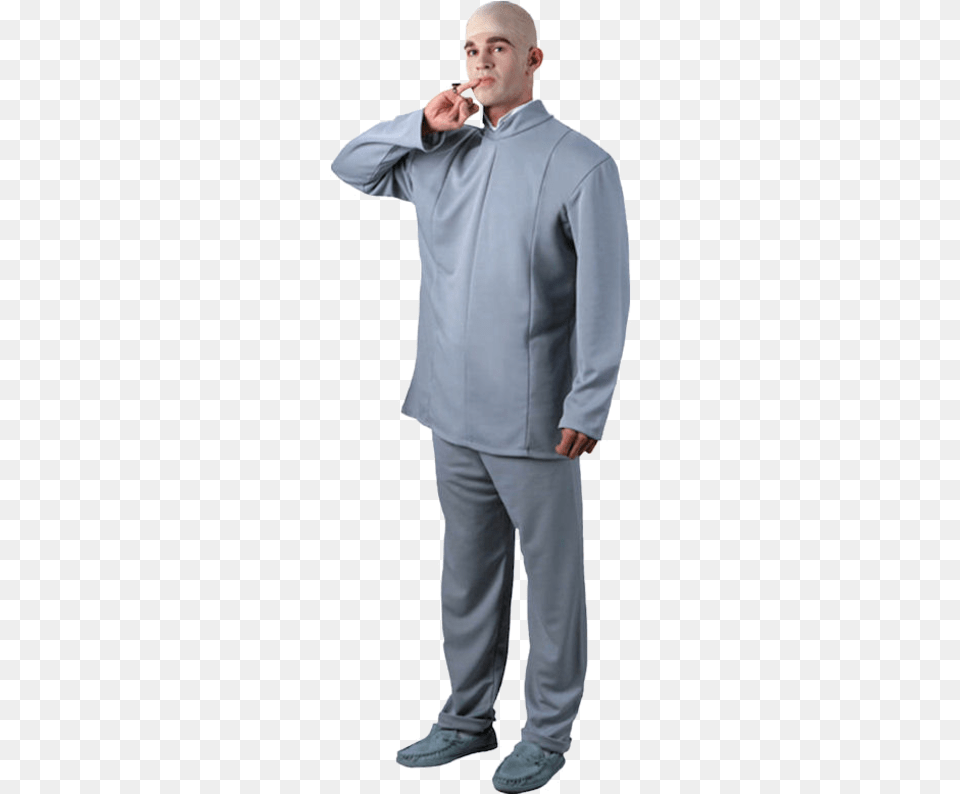 Dr Evil Official Austin Powers Costume Dr Evil Halloween Costume, Clothing, Formal Wear, Suit, Adult Free Png