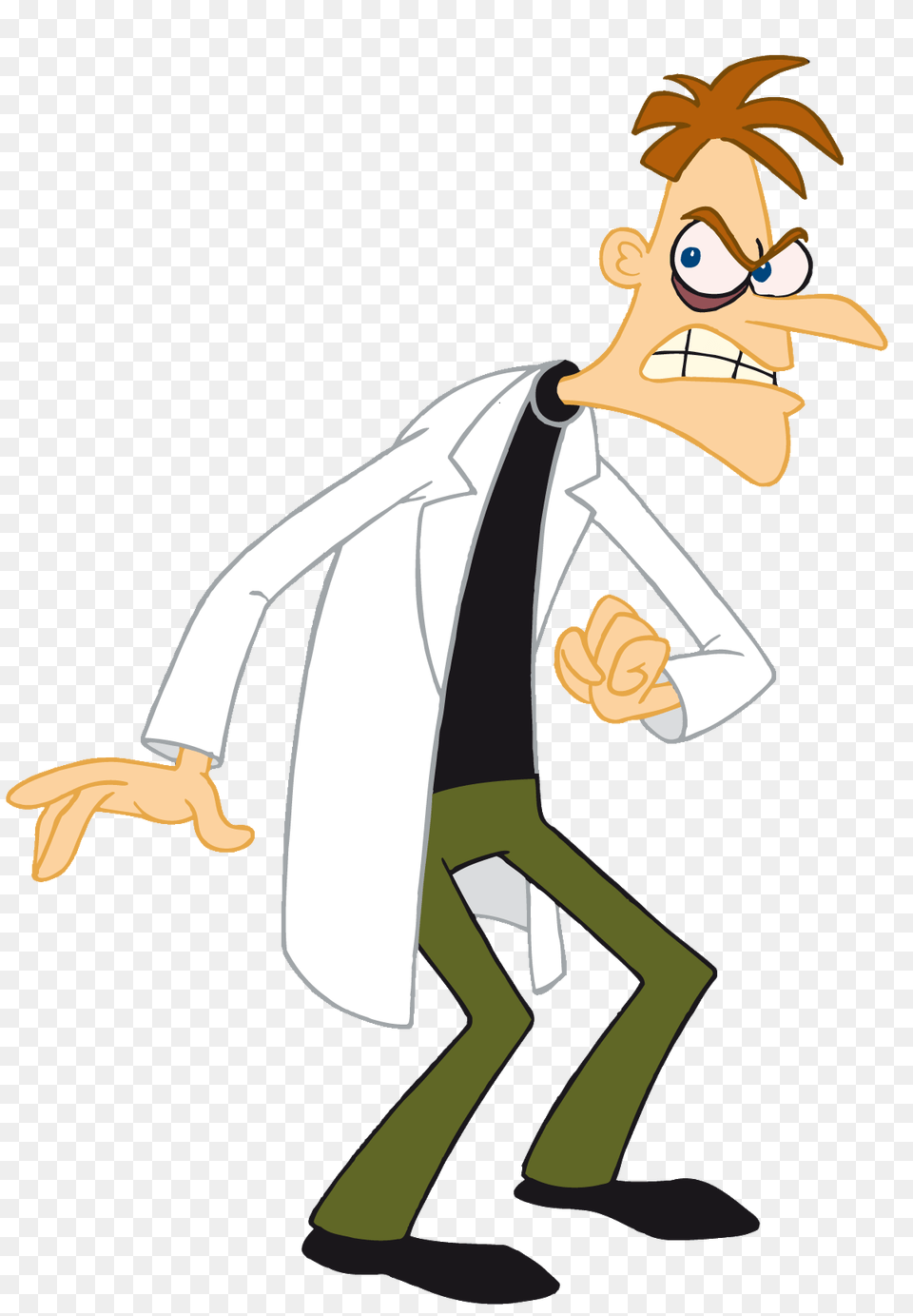 Dr Heinz Doofenshmirtz Scratchpad Fandom Powered, Comics, Book, Clothing, Coat Free Transparent Png