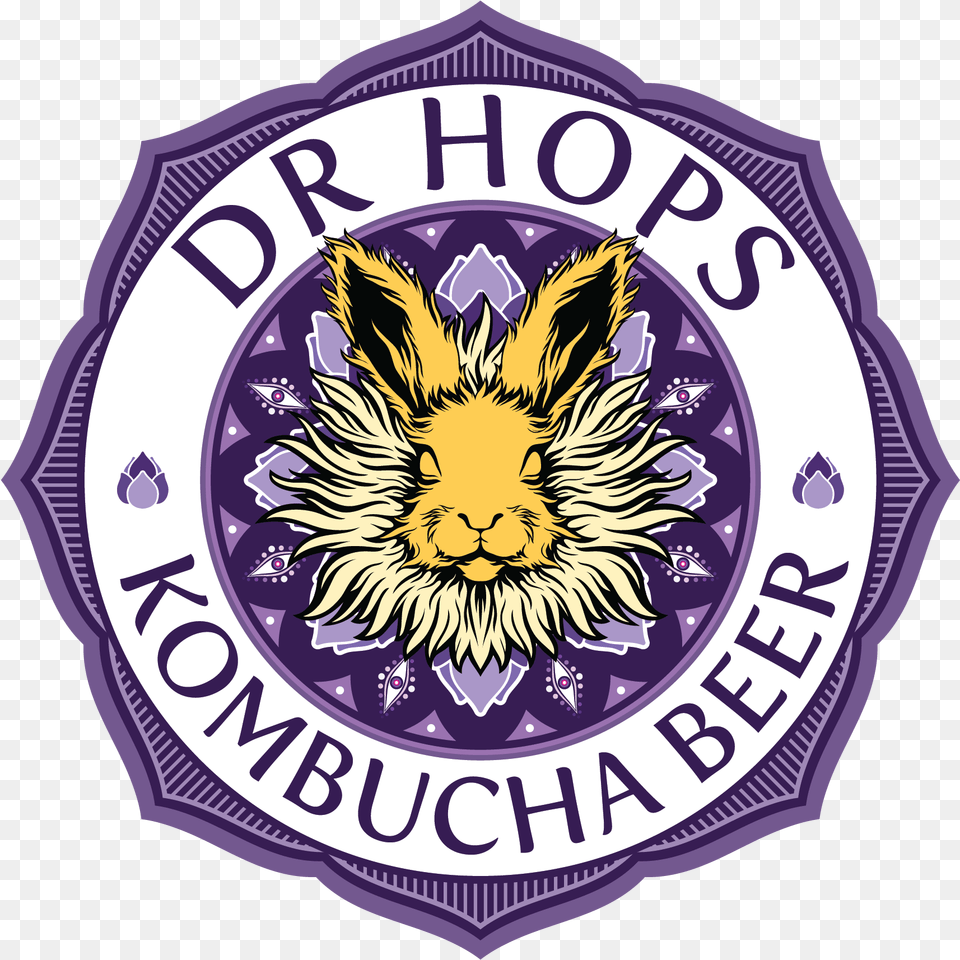 Dr Hops Logo Rounded Language, Badge, Purple, Symbol Png