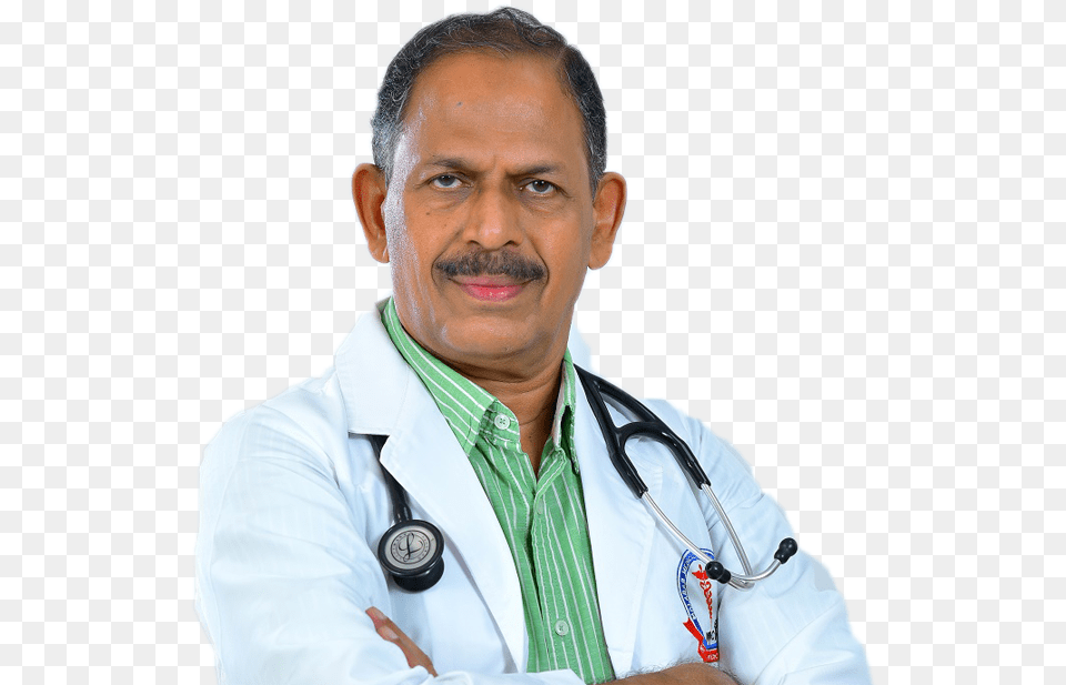 Dr K Sasidharan Pediatrician, Adult, Clothing, Coat, Person Free Png Download