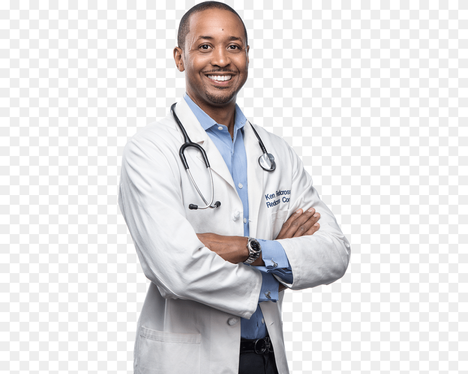 Dr Ken Redcross, Clothing, Coat, Lab Coat, Adult Png Image