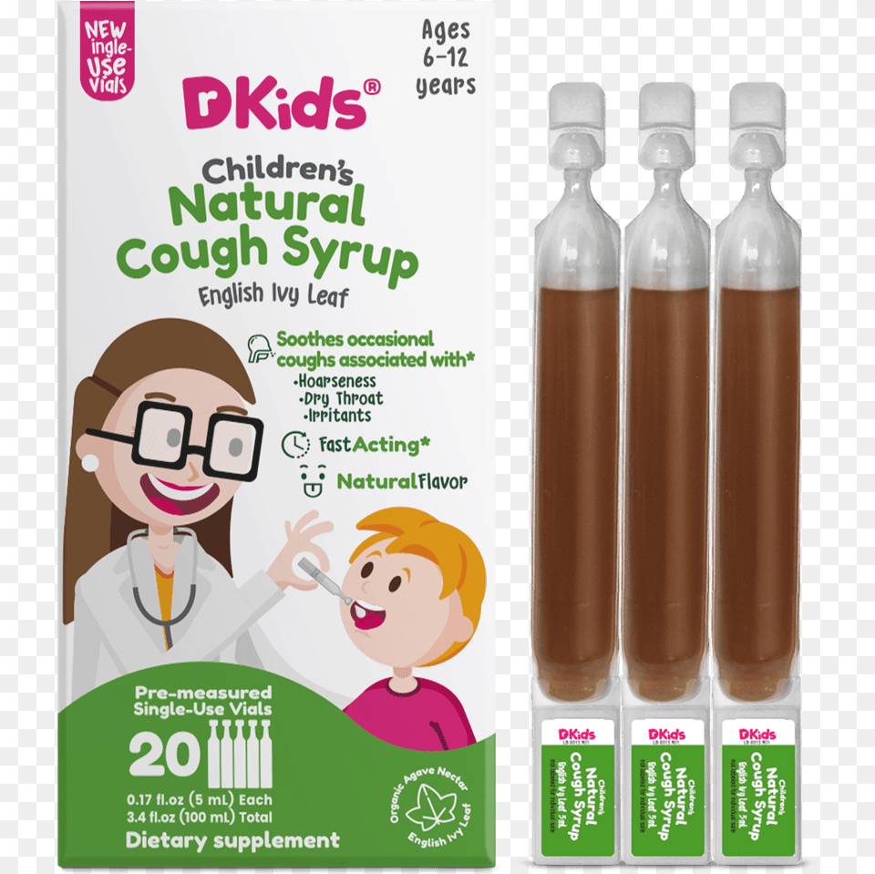 Dr Kids Natural Cough Syrup 6 12 Cought And Chest Congestion, Advertisement, Poster, Food, Seasoning Png Image