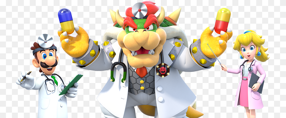 Dr Mario World Bowser, Baby, Person Png Image