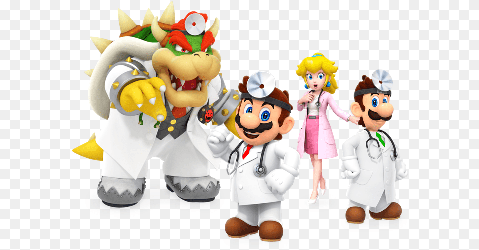 Dr Mario World Characters, Doll, Toy, Baby, Person Png Image