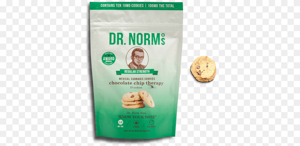 Dr Norm Thc Cookies, Food, Sweets, Adult, Male Free Png Download