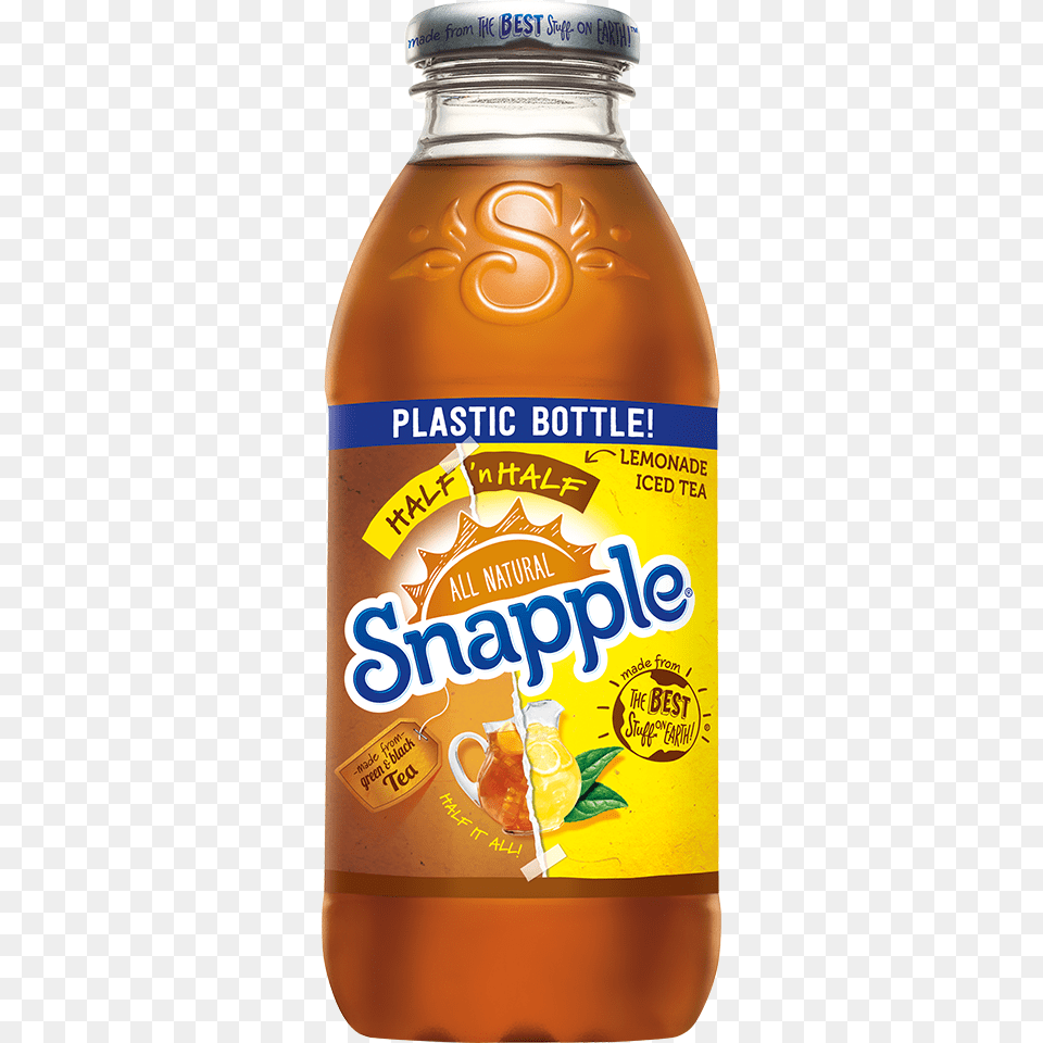 Dr Pepper Bottle Snapple Logo On Bottle, Beverage, Juice, Food, Ketchup Free Png Download