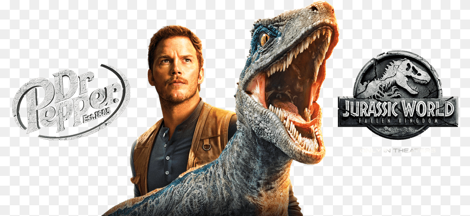 Dr Pepper Jurassic World, Adult, Reptile, Person, Man Png Image