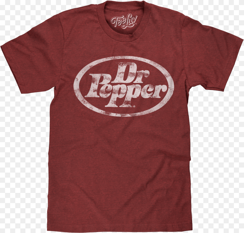 Dr Pepper Logo, Clothing, Maroon, T-shirt, Shirt Free Png