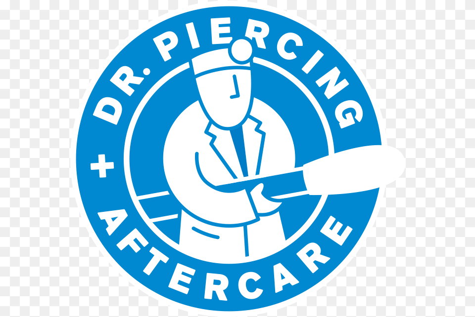 Dr Piercing Aftercare Circle, People, Person, Logo, Disk Free Png