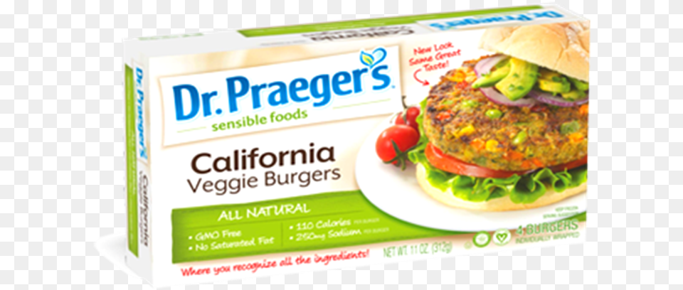 Dr Praeger39s Organic California Veggie Burgers, Food, Lunch, Meal, Advertisement Free Transparent Png