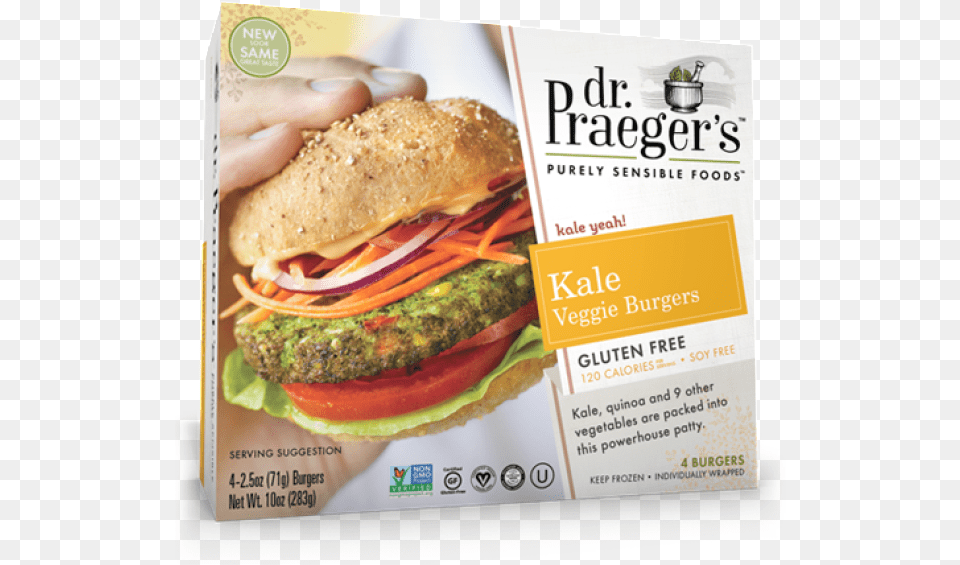 Dr Prager Veggie Burgers, Advertisement, Burger, Food, Poster Free Png