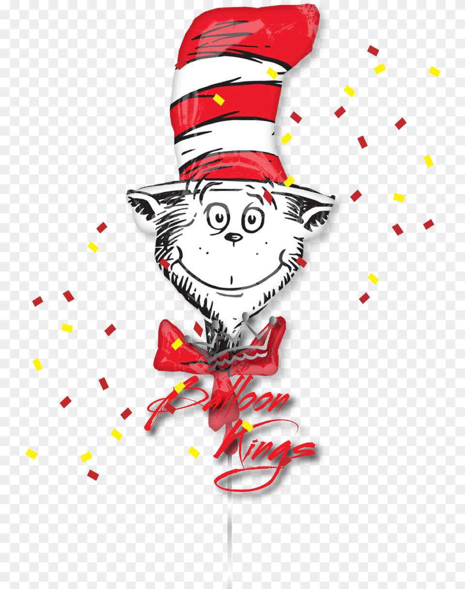 Dr Seuss Cat Dr Seuss Birthday Party Balloon Decoration Kit, Baby, Person, Face, Head Free Png