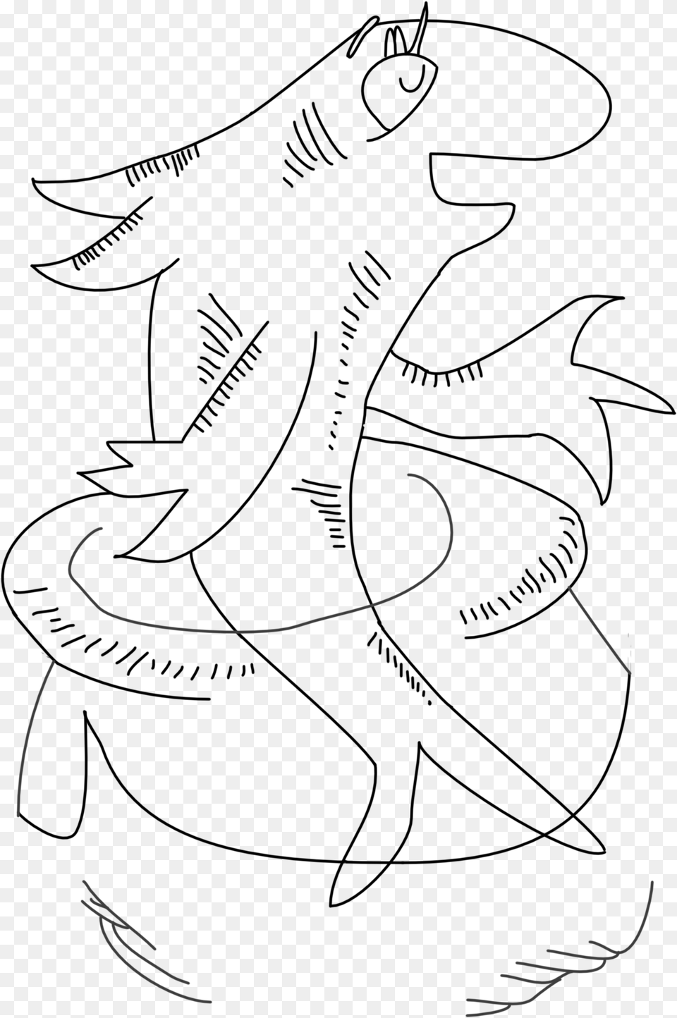 Dr Seuss Cat In The Hat Fish Drawing Outline By Workfromhomegal The Cat In The Hat, Pottery, Jar, Vase, Silhouette Png