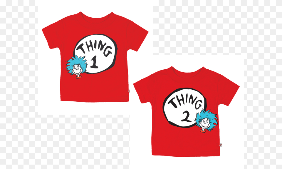 Dr Seuss Thing Thing Toddler Tees For Twins, Clothing, T-shirt Free Png