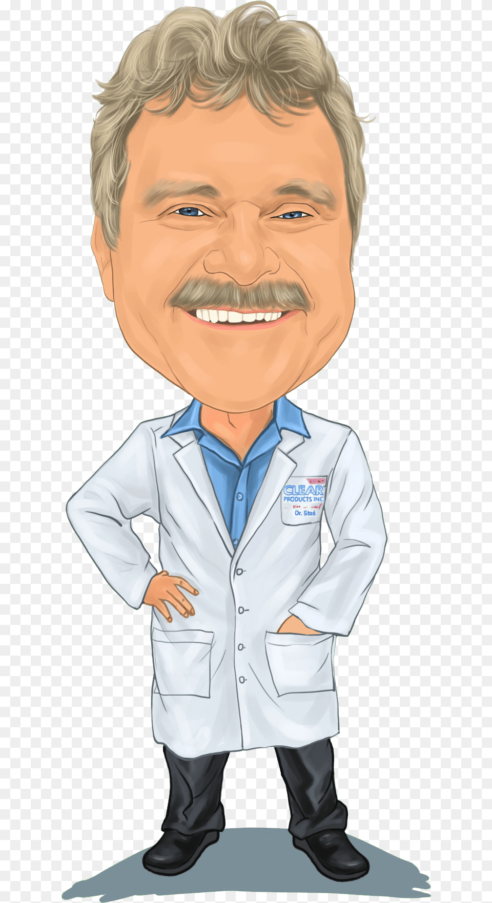 Dr Stas Cartoon Child, Lab Coat, Clothing, Coat, Person Free Transparent Png