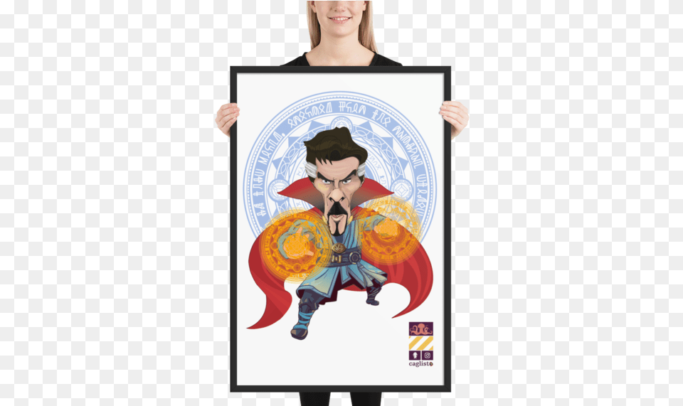 Dr Strange Framed Art Print Annoying The Cook Will Result In Smaller Portions, People, Person, Face, Head Free Png Download