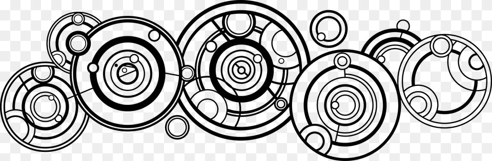 Dr Who Clipart Group With Items, Spiral, Art, Drawing, Coil Free Png Download