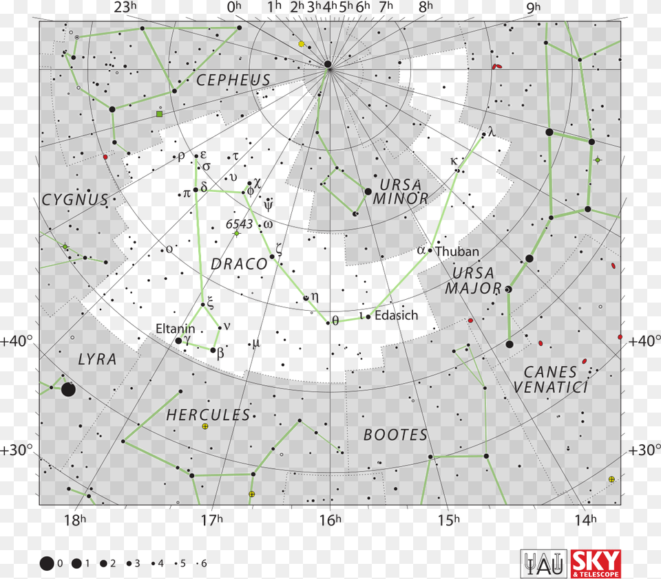 Draco Constellation Star Map, Nature, Night, Outdoors, Blackboard Free Png