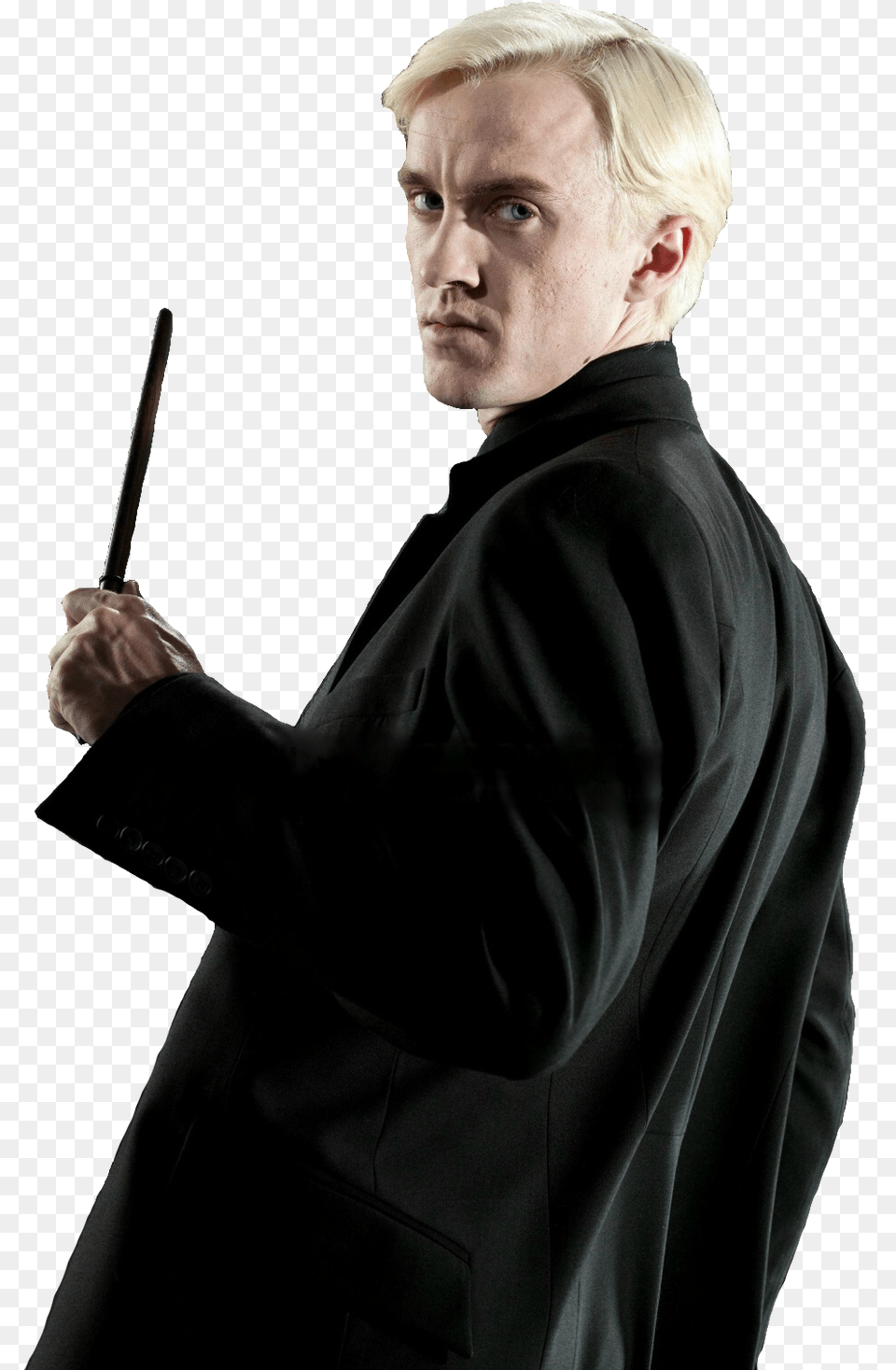 Draco Malfoy Harry Potter And The Philosopher S Stone Harry Potter Holding Wand, People, Person, Head, Photography Png Image