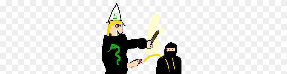 Draco Malfoy Playing Piss On The Ninja Drawing, Person, Smoke Pipe Png Image
