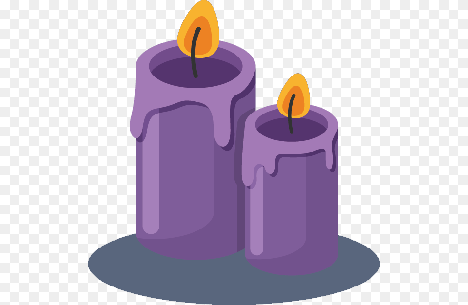 Dracula Candles Purple Birthday Cake, Cake, Cream, Dessert Free Transparent Png