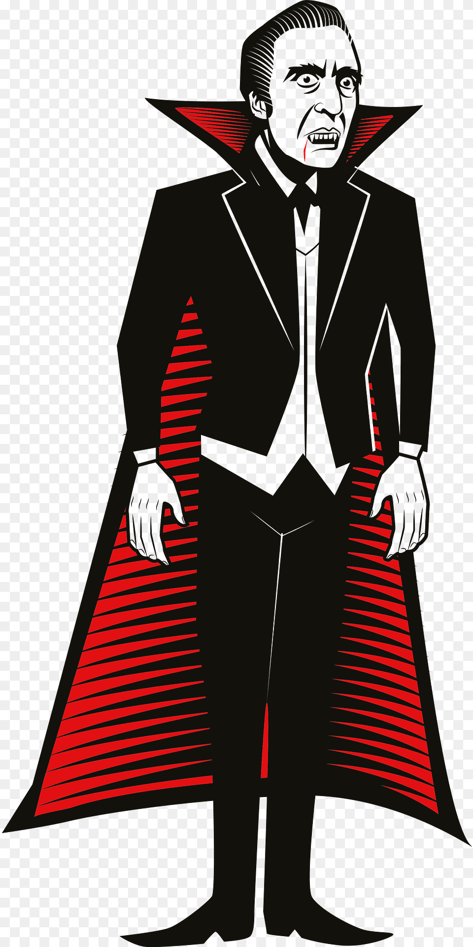 Dracula Clipart, Formal Wear, Clothing, Suit, Fashion Png