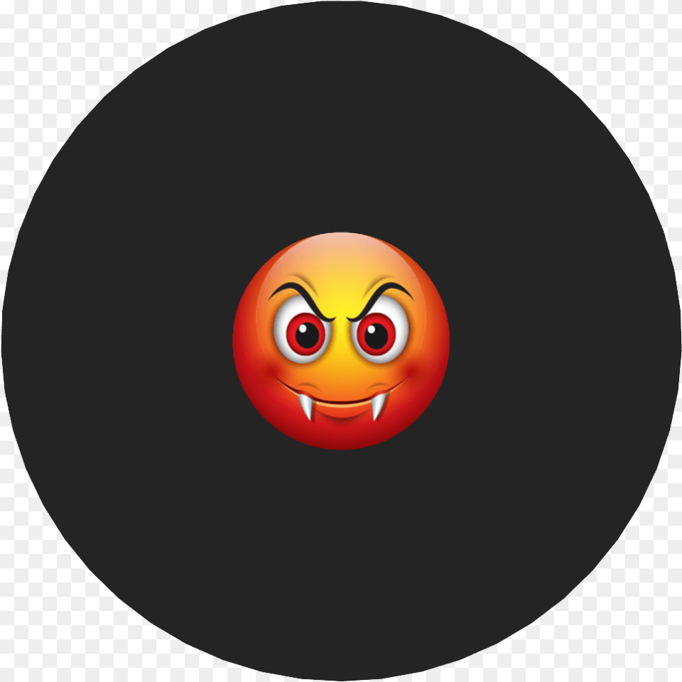 Dracula Emoji Circle, Disk, Sphere, Face, Head Free Png