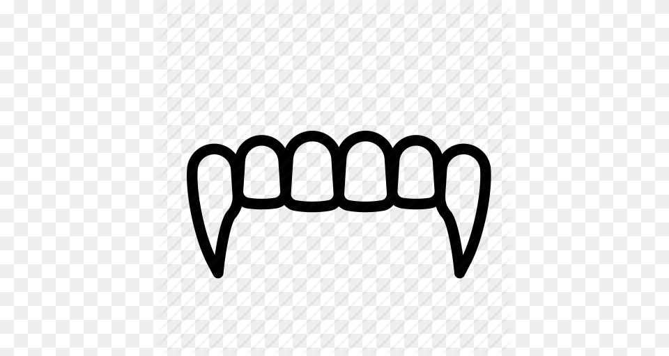 Dracula Fangs Halloween Jaws Nightmare Teeth Vampire Icon, Fence, Furniture Free Transparent Png