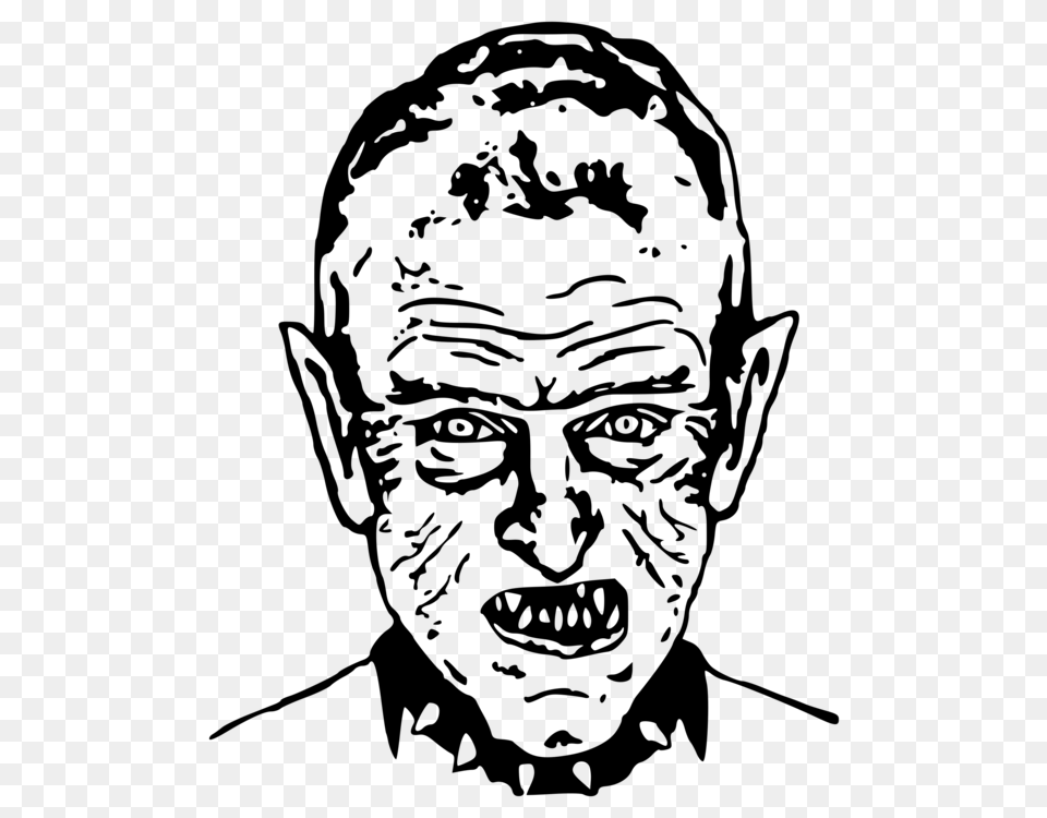 Dracula Horror Fiction Frankenstein Drawing, Gray Png