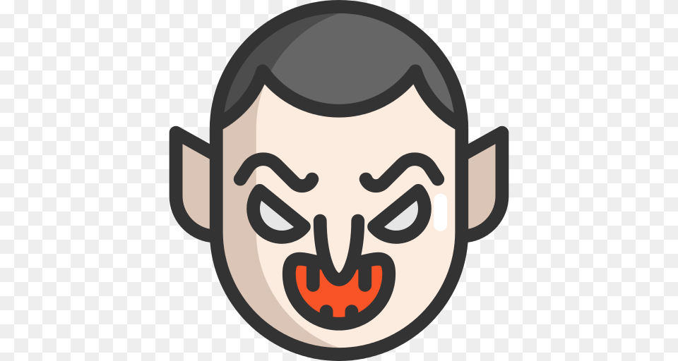 Dracula Icon, Head, Person Png Image