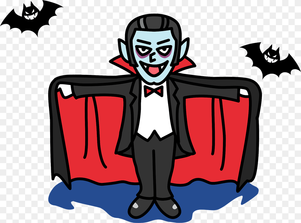 Dracula Vampire Monster Clipart, Magician, Performer, Person, Baby Png Image