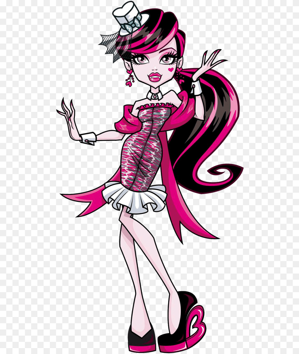 Draculaura Monster High Characters, Book, Comics, Publication, Adult Free Png