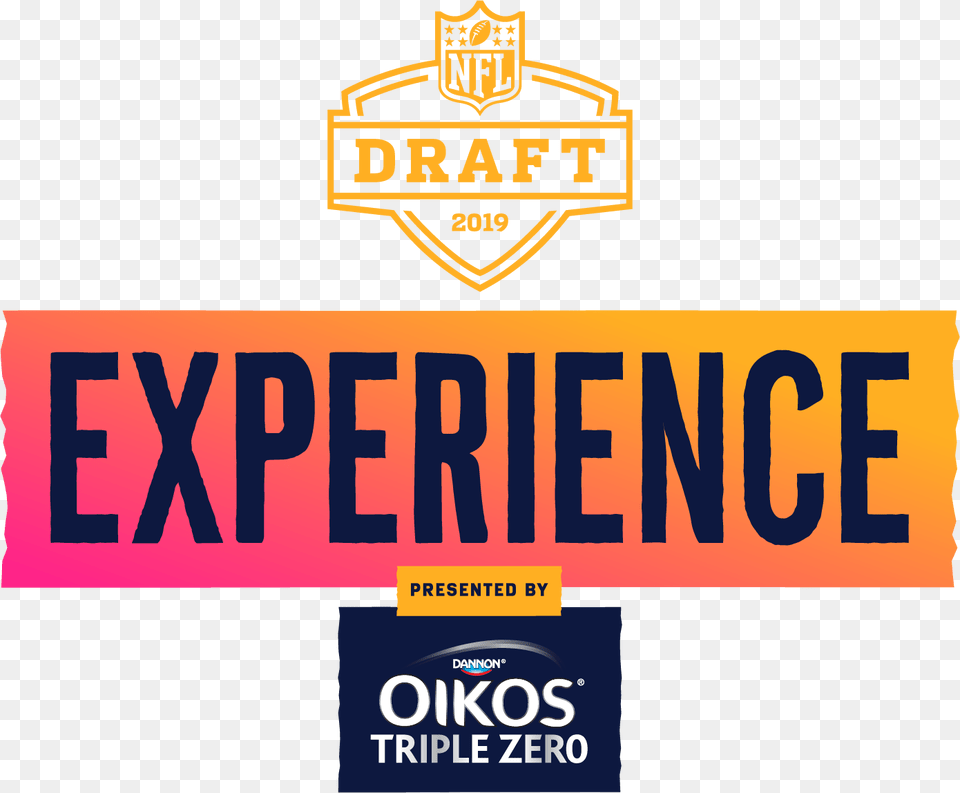 Draft 2019 Draft Experience Stacked Logo Oikos Nfl Draft Experience Free Png