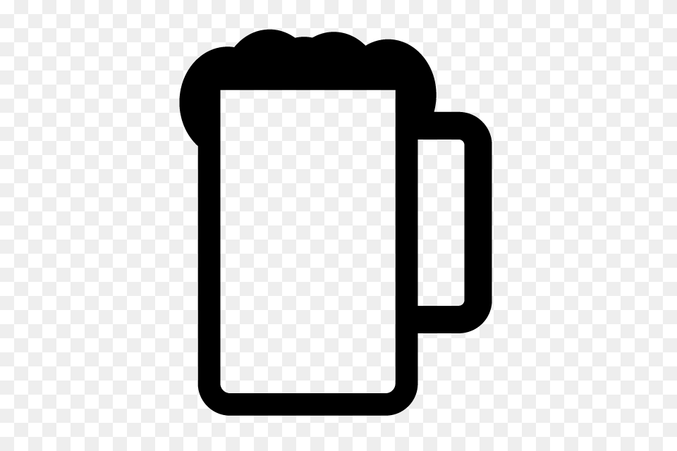 Draft Beer Free Icon Mark Illustration, Gray Png Image