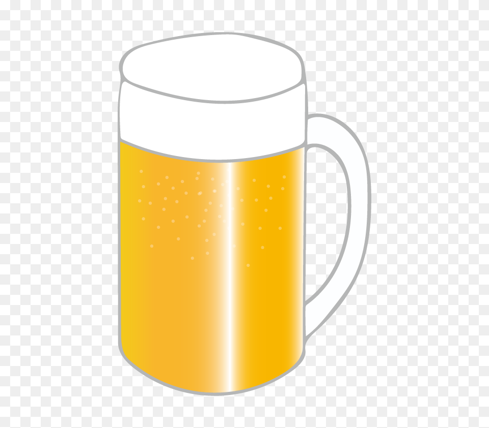 Draft Beer Illust Net, Alcohol, Beverage, Cup, Glass Free Png