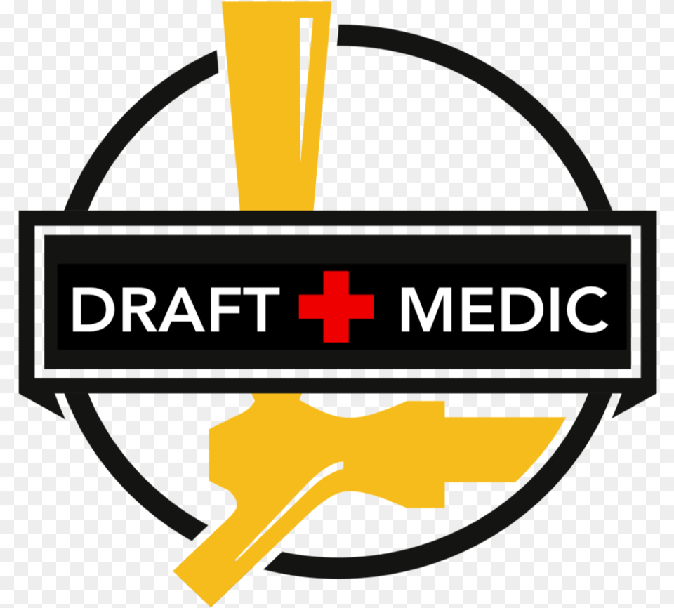 Draft Medic, Logo, Symbol, First Aid, Red Cross Png