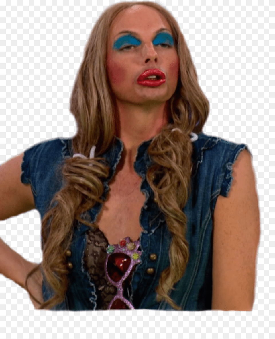 Drag Queen Dragqueen Dressup Makeup Hair Ugly Makeup Running In Rain, Woman, Adult, Person, Female Free Transparent Png