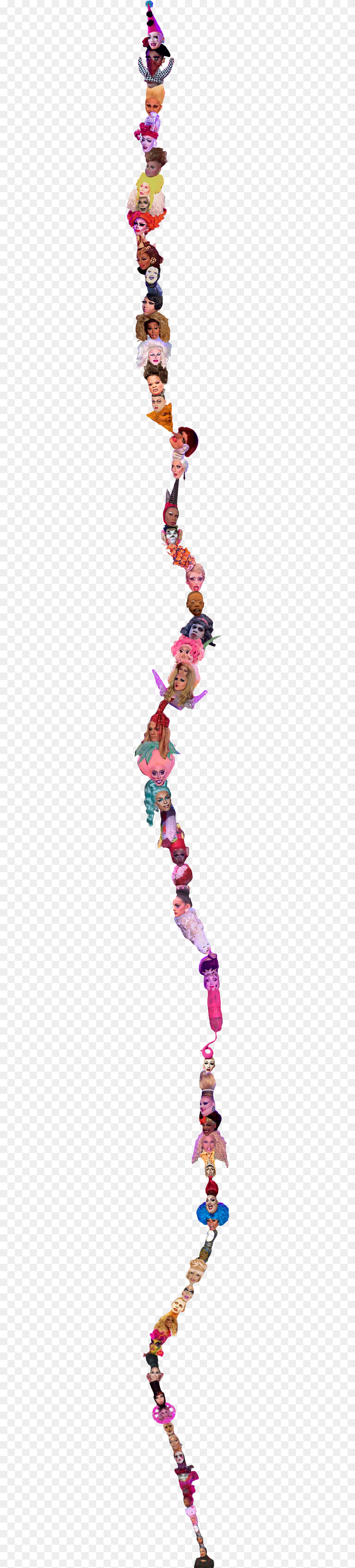 Drag Race Totem Pole, Art, Collage, Purple, Pattern Free Png Download